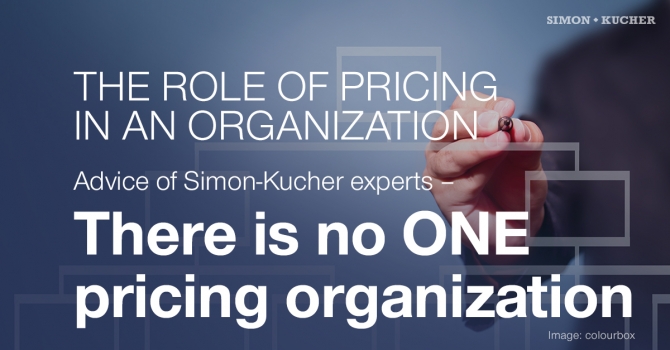 There is no one pricing organization