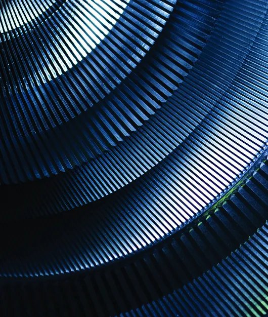 Abstrakte Grafik in grau-blau